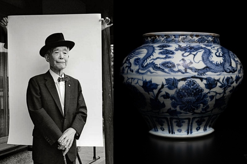 骨董　元青花 龍絵缶 骨董 元青花 龍絵缶 元青花龙纹罐- Top 100件元青花