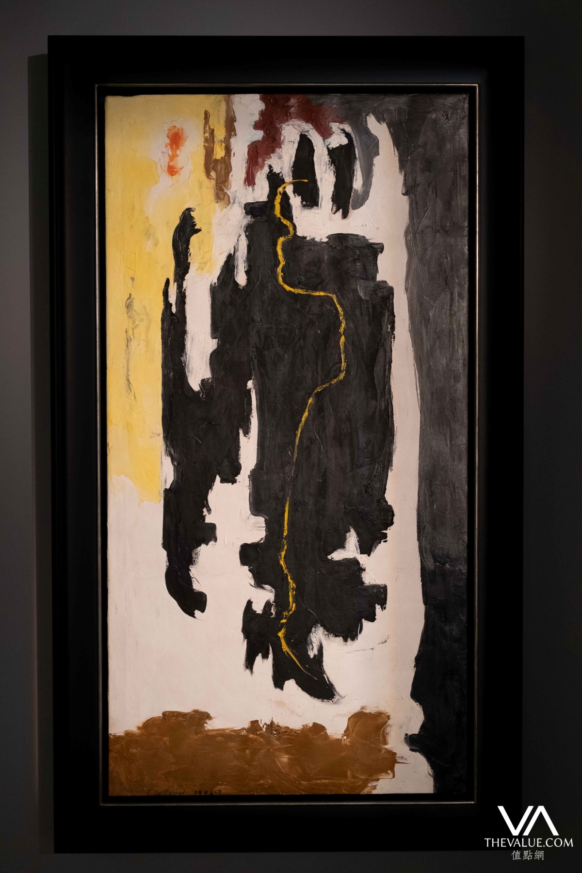 隐没画坛的抽象表演主义先驱斯蒂尔抽象画hk5400万香港拍卖