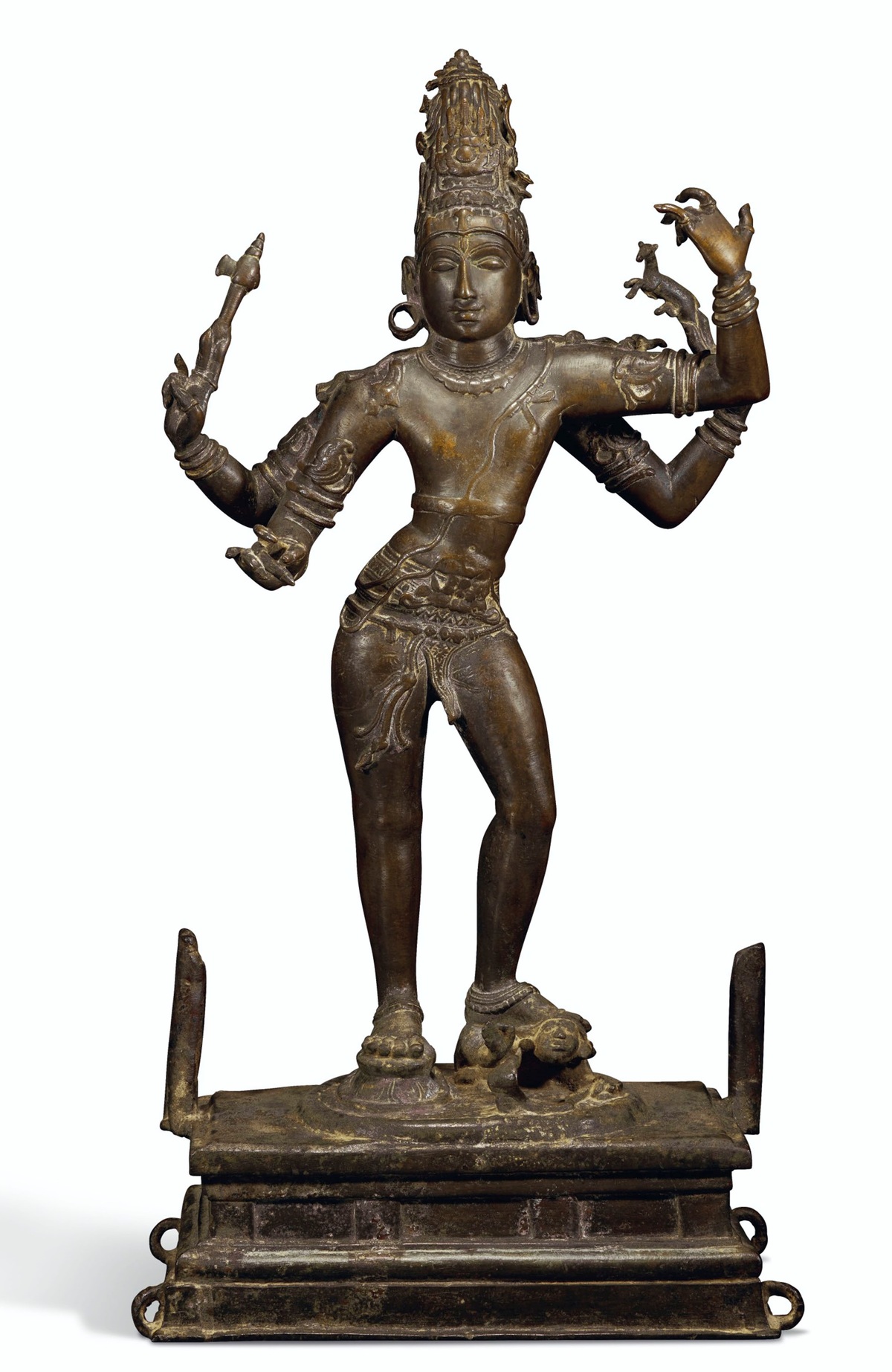 来自古印度的神仙眷侣湿婆雪山神女铜像rmb1030万纽约佳士得拍卖