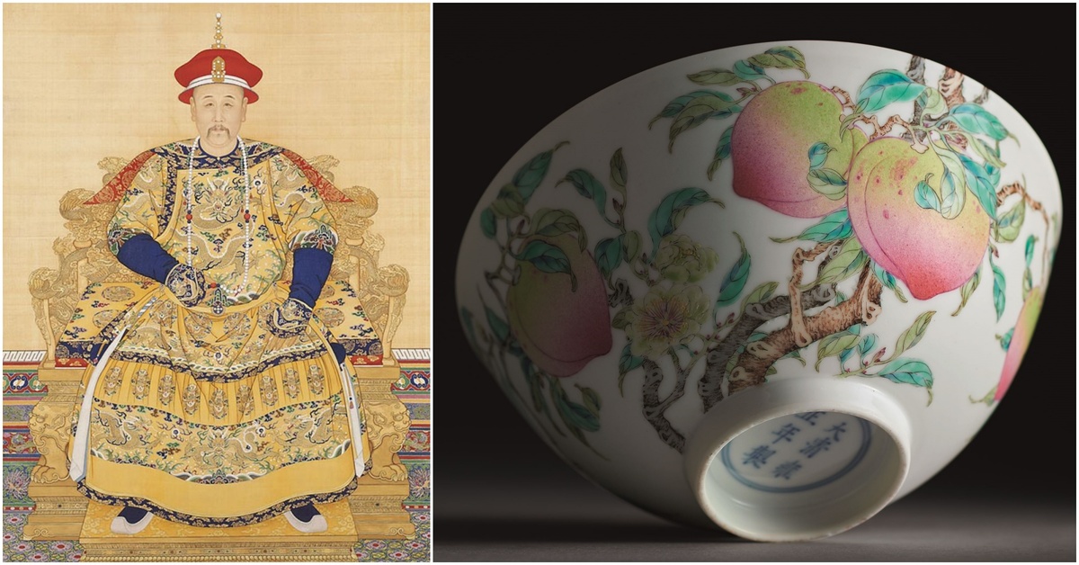 旧家蔵出　清国時代　大型　雍正琺瑯彩 海水龍紋皿 逸品　置物 旧家蔵出 清国時代 大型 雍正琺瑯彩 海水龍紋皿 逸品 置物 旧家蔵出