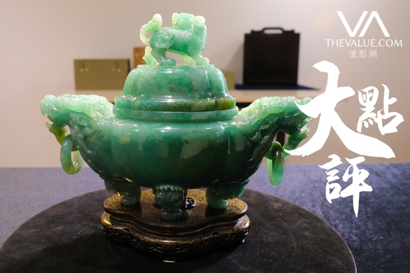 Yahoo!オークション - 中国美術 翡翠 三足遊環香炉 龍摘香炉 玉石香炉 J22)