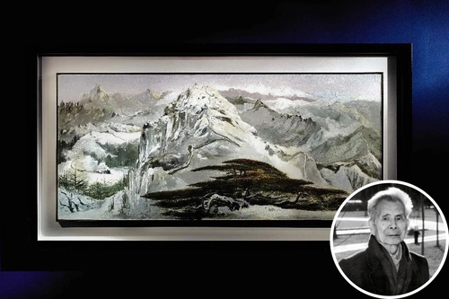 北京机场壁画蓝本吴冠中油画《北国风光》苏富比领衔| 拍卖新闻| THE
