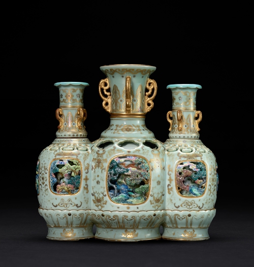 传奇督陶官唐英绝唱「乾隆三元转旋瓶」香港苏富比秋拍领风骚| 拍卖新闻